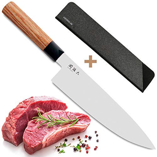 KAI Seki Magoroku Kochmesser Redwood Chefmesser MGR-200C 20 cm mit Klingenschutz von KAI / Prymo.de