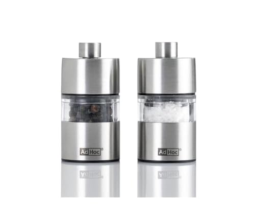 Ad Hoc MP31 Salt Mill, Stainless Steel, (H) 62 mm x (D) 32 mm von KAI
