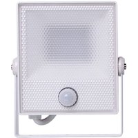 KAI - 56004 Slim LED-Flutlicht mit PIR-Sensor 20 w Weiß 4000K Natural von KAI
