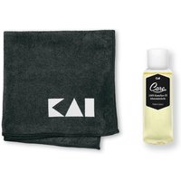 KAI Klingenpflegeset 2-teilig mit Kamelienöl & Microfasertuch von KAI