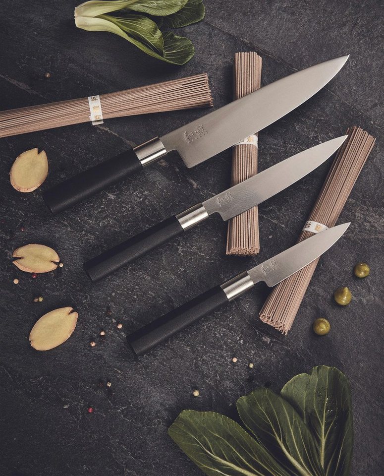 KAI Messer-Set, Wasabi Black Messer Set 67-W18 von KAI