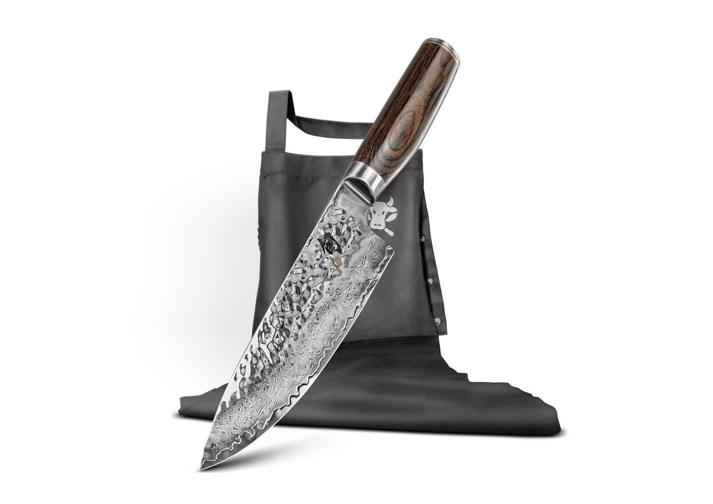 KAI Messer-Set Shun Premier Tim Mälzer Set Kochmesser + Schürze TDM1706-W24 (Spar-Set, 2-tlg) von KAI
