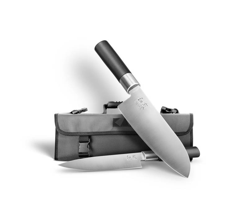 KAI Messer-Set Wasabi Black 3-teiliges Messerset 67-W25 (Spar-Set, 3-tlg) von KAI