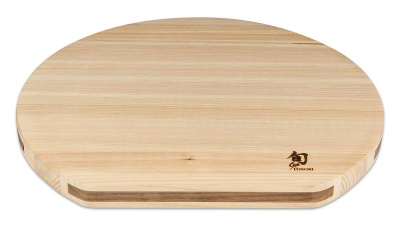 KAI SHUN Schneidebrett Wendebrett Hinoki D-Type (rückseitig mit Saftrinne) von KAI
