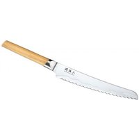 KAI Seki Magoroku Composite Brotmesser 23 cm - VG-10 Stahl - Griff Pakkaholz von KAI
