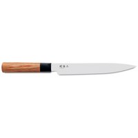 KAI Seki Magoroku Red Wood Schinkenmesser 20 cm - Carbon 1K6 Stahlklinge - Griff Pakkaholz von KAI