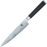 KAI Shun Classic Linkshand-Allzweckmesser 15 cm - Damaststahl - Griff Pakkaholz von KAI