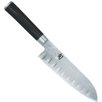 KAI Shun Classic Santokumesser 18 cm mit Kullen - Damaststahl - Griff Pakkaholz von KAI