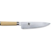 KAI Shun Classic White Kochmesser 20 cm - 32-lagiger Damaststahl - Griff Pakkaholz von KAI