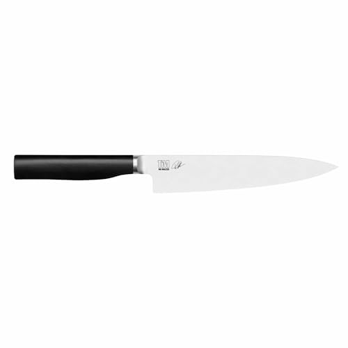 KAI Tim Mälzer Kamagata japanisches Allzweckmesser Spitz Klinge 16 cm Klingenlänge - rostfreier 4116 Edelstahl geschmiedet - 56 (±1) HRC - polierter POM Griff - Universalmesser von KAI