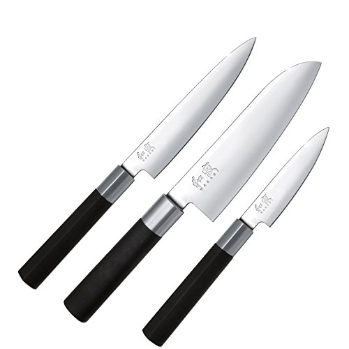 KAI Wasabi Black 3-teiliges Messerset 67-W19 von Kai