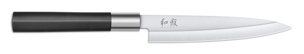 KAI Yanagiba Messer WASABI BLACK 6.25" (15,5 cm) von KAI
