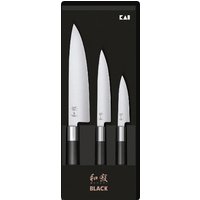 KAI Wasabi black 3-teiliges Messerset Europa von KAI