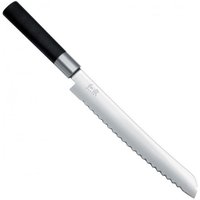 KAI Wasabi black Brotmesser 23 cm - Edelstahlklinge - Griff Kunststoff von KAI