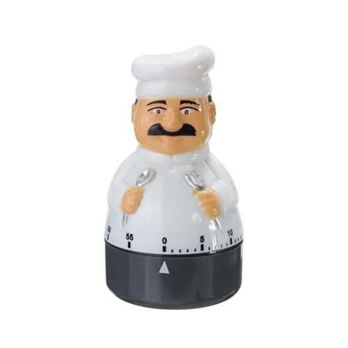 Eieruhr,Mechanisch 60 Min Küchentimer Mechanisch Eieruhr mit Lautem Alarm Lustig Eieruhren Küchenwecker Kurzzeitmesser Kochen Kurzzeitwecker für Kochen Backen Eierkochen von KAIAIWLUO