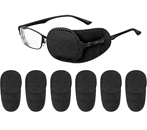 KAIAIWLUO Amblyopie Augenklappen,6 Stück Augenklappen Vliesstoff Amblyopie Augenklappen für Erwachsene und Kinder für Brillen zur Behandlung von Amblyopie Strabismus Faule Augenklappe von KAIAIWLUO
