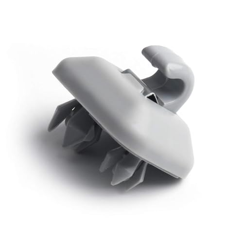 KAIAIWLUO Car Auto Sonnenblende Haken,Sonnenblendenclip Auto Sonnenblende Clip Grau Innere Sonnenblende Aufhänger Clip Halterung Ersatz für Au-di A1 A3 A4 A5 A4L A6L A7 Q3 Q5 von KAIAIWLUO