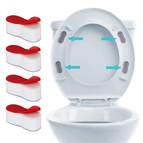 KAIAIWLUO WC-Sitz-Puffer,4 Stück Toilettensitzpuffer Universal Ersatz Stoßstangen Abstandhalter Auflagestopfen Toilettensitz Stoßstange für Zuhause Hotel Krankenhaus KAIAIWLUO WC-Sitz-Puffer,4 Stück Toilettensitzpuffer Universal Ersatz Stoßstangen Abstandhalter Auflagestopfen Toilettensitz Stoßstange für Zuhause Hotel Krankenhaus von KAIAIWLUO