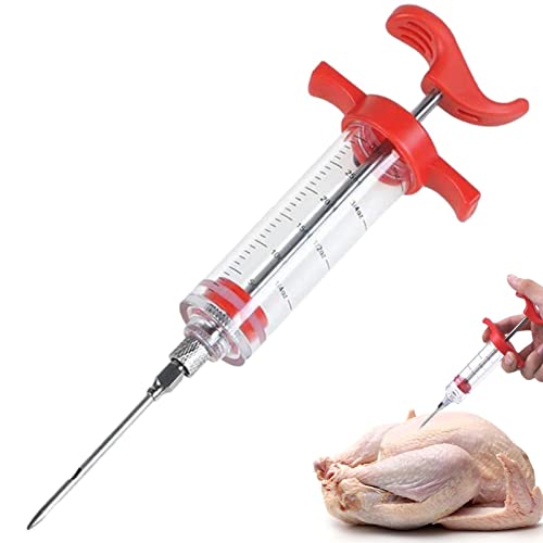 Fleisch Injektor Spritze,Fleischspritze Marinadenspritze Edelstahl Fleisch Marinade Injektoren Lebensmittel Marinade Injektor Spritzen für BBQ Grills Kochen Fleisch Injektor Spritze,Fleischspritze Marinadenspritze Edelstahl Fleisch Marinade Injektoren Lebensmittel Marinade Injektor Spritzen für BBQ Grills Kochen von KAIAIWLUO
