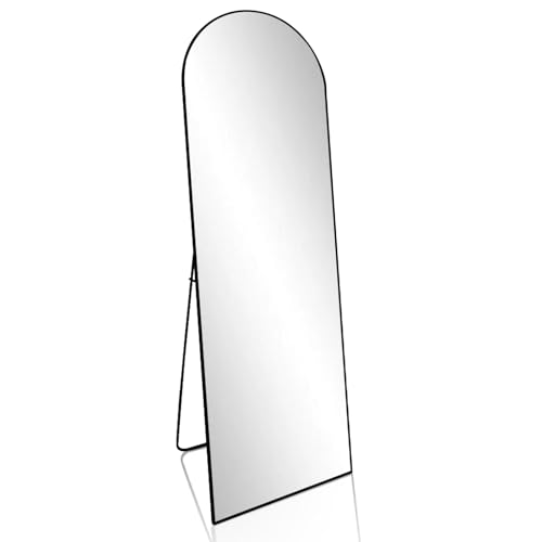 KAIDIDA Ganzkörperspiegel: 162 * 53cm Sicherheitsglas bruchsicher Rahmen stabil schwarz groß für Erwachsene in Schlafzimmer Flur für Ankleide Kosmetik Dekoration von KAIDIDA