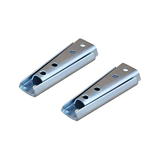 KAIISSA 12CM Verdeckte Wandhalterungen für Verdeckte Kopfteilpaneele, Ineinandergreifende Wandhalterungen , Universelles Metall-Schnittsofa Ineinandergreifende Möbelanschluss (2 Paar) von KAIISSA
