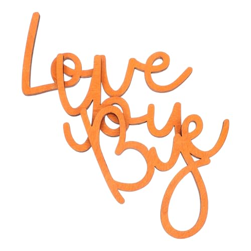 KAILIKETIY 1 Satz Holzkunstwerk Love You Bye Wanddekoration Einzigartiges DIY Holzbuchstabenornament für Eingangsbereich Minimalistische Boho Heimdekoration Handpoliert KAILIKETIY 1 Satz Holzkunstwerk Love You Bye Wanddekoration Einzigartiges DIY Holzbuchstabenornament für Eingangsbereich Minimalistische Boho Heimdekoration Handpoliert von KAILIKETIY