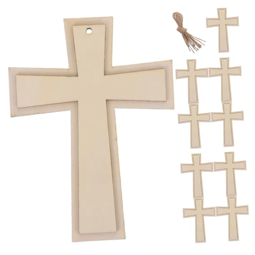 KAILIKETIY 10stücke Unvollendete Holz-kreuze Zum Basteln Rustikale Schnittmuster Für Kreative Und Dekorationsprojekte Kirche Und Zuhause KAILIKETIY 10stücke Unvollendete Holz-kreuze Zum Basteln Rustikale Schnittmuster Für Kreative Und Dekorationsprojekte Kirche Und Zuhause von KAILIKETIY