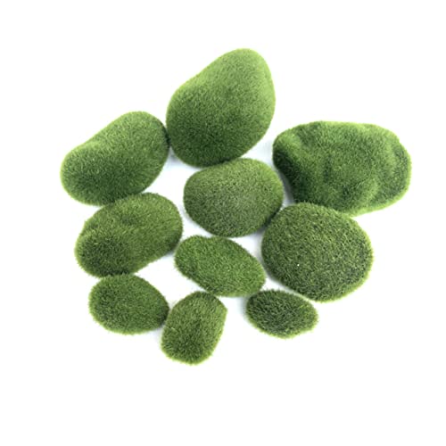 KAILIKETIY 10stücke Pack Imitationssteine Kugelförmige Beflockungssteine Für Bonsai-Dekoration Künstliche Steine Für Innenbereichsgestaltung KAILIKETIY 10stücke Pack Imitationssteine Kugelförmige Beflockungssteine Für Bonsai-Dekoration Künstliche Steine Für Innenbereichsgestaltung von KAILIKETIY