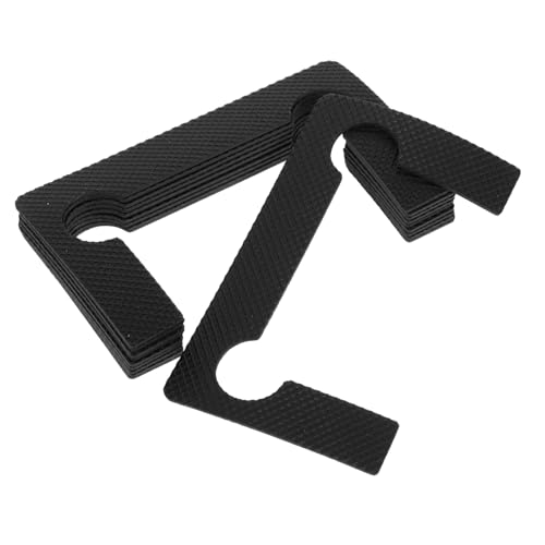 KAILIKETIY 10 Stück Teiliges Badezimmer Tür Hinge Klemme Clips Transparent Gleit und Kratzschutz Einsetzbar Werkzeuglose Installation Passend für Verschiedene Glasdicken von KAILIKETIY