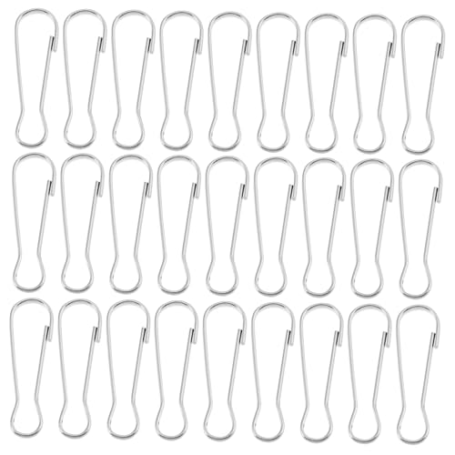KAILIKETIY 100 Stück Teiliges Federhaken Clips aus Metall Robuste Federklammer mit Haken und Clip Vielseitig Einsetzbar für Lampenaufhängung Rostfrei Langlebig und Sicher KAILIKETIY 100 Stück Teiliges Federhaken Clips aus Metall Robuste Federklammer mit Haken und Clip Vielseitig Einsetzbar für Lampenaufhängung Rostfrei Langlebig und Sicher von KAILIKETIY
