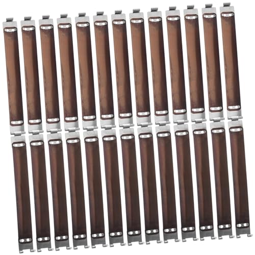 KAILIKETIY 100Stücke Metall Flexrahmen Scharniere für Handtaschen Geldbörsen und Verschluss Taschen Silber Ersatzteile für DIY Handwerk von KAILIKETIY