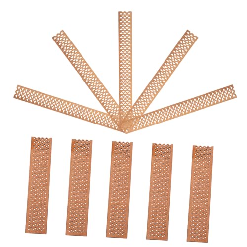 KAILIKETIY 10stücke Holz Kerzendochte Rauchfrei Gitterdesign Knisternd Kerzenkerne DIY Bastelmaterial Kerzenherstellung Zuhause Aromatherapie Behälter Kombinieren Atmosphäre von KAILIKETIY