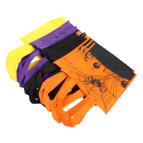 KAILIKETIY 12 Stück Aufbewahrung Tragbar Dekorative Verpackung Lustige Schicke Party Elemente Leckerli Geschenkhalter Gastgeschenke Beutel Kreative Versorgung Kekse Halloween von KAILIKETIY
