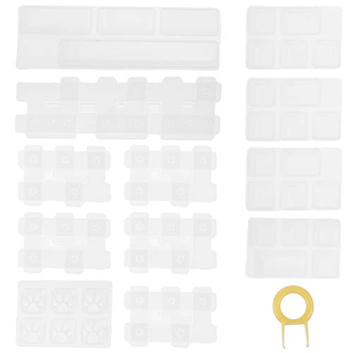 KAILIKETIY 13Pcs Tastatur Silikonform Tastaturkappen Zum Schlüsselkap USB Ergonomic Tool Gaming Keyboard Formen Shine Tasten Mechanische Tastaturform Volltastaturform Taste Kappe Weiß Weiß KAILIKETIY 13Pcs Tastatur Silikonform Tastaturkappen Zum Schlüsselkap USB Ergonomic Tool Gaming Keyboard Formen Shine Tasten Mechanische Tastaturform Volltastaturform Taste Kappe Weiß Weiß von KAILIKETIY