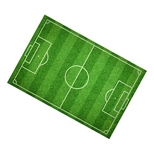 KAILIKETIY 1Stück Fußballfeld Fußmatte Rutschfester Bodenaufkleber für Badezimmer Schlafzimmer Wohnzimmer Kreatives Design mit Skid Funktion für Sicheres und Wohnen von KAILIKETIY
