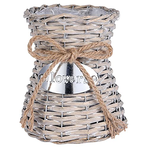 KAILIKETIY Dekorative Vase aus Bambusgeflecht Retro Blumenkorb für Blumenarrangements Praktischer Korb für Tischdeko Multifunktionale Vase für Wohnzimmer und Büro Handgewebter Korb KAILIKETIY Dekorative Vase aus Bambusgeflecht Retro Blumenkorb für Blumenarrangements Praktischer Korb für Tischdeko Multifunktionale Vase für Wohnzimmer und Büro Handgewebter Korb von KAILIKETIY