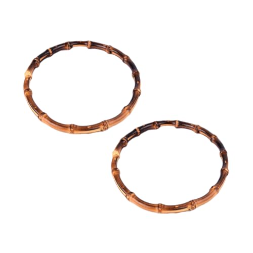 KAILIKETIY 2 Stück Bambus Rundgriff Innenmaß Handgefertigte Tasche Ersatzhenkel Handtaschen Griff Zubehör Nachhaltig und Robust für DIY Taschen Zubehör KAILIKETIY 2 Stück Bambus Rundgriff Innenmaß Handgefertigte Tasche Ersatzhenkel Handtaschen Griff Zubehör Nachhaltig und Robust für DIY Taschen Zubehör von KAILIKETIY