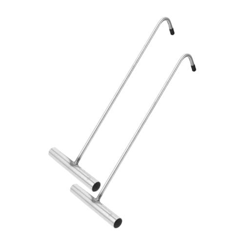KAILIKETIY 2 Stück Edelstahl Schachtdeckelheber Teilig Förmiger Griff Korrosionsbeständiger Manhole Pull Hook Praktisches Hebewerkzeug für Gullideckel und Schachtabdeckungen KAILIKETIY 2 Stück Edelstahl Schachtdeckelheber Teilig Förmiger Griff Korrosionsbeständiger Manhole Pull Hook Praktisches Hebewerkzeug für Gullideckel und Schachtabdeckungen von KAILIKETIY