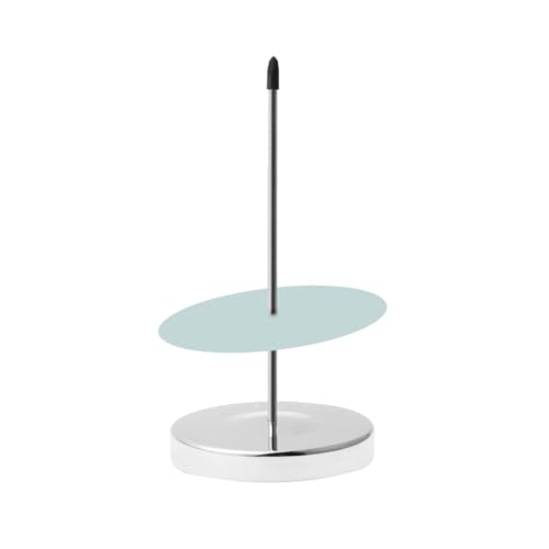 KAILIKETIY 2 Stück Teilig Edelstahl Kassenbonhalter mit Rundem Sockel Stabiler Gerader Stab Zettelhalter für Büro Restaurant Empfang Notizen und Quittungen Organizer von KAILIKETIY