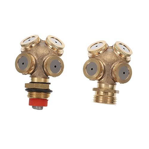 KAILIKETIY 2 Stück Teiliges Garten Bewässerungsset Wasser Sprinkler aus Langlebigem Kupfer Einfach zu Reinigen Praktische Bewässerungshilfe für und Pflanzen KAILIKETIY 2 Stück Teiliges Garten Bewässerungsset Wasser Sprinkler aus Langlebigem Kupfer Einfach zu Reinigen Praktische Bewässerungshilfe für und Pflanzen von KAILIKETIY