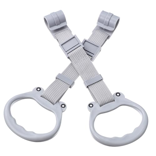 KAILIKETIY 2stücke Hochziehringe Für Laufstall Verstellbare Gurtlänge Ergonomischer Griff rutschfest Zum Lernen Im Stehen Babyzubehör Laufstallteile von KAILIKETIY