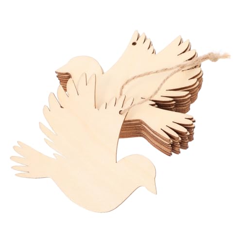 KAILIKETIY 20 Stück Ausgeschnittene Ornamente Unlackiert mit Schnur Mini Holz Formen für Hochzeitsdekoration Geburtstagsfeiern und Diy Projekte KAILIKETIY 20 Stück Ausgeschnittene Ornamente Unlackiert mit Schnur Mini Holz Formen für Hochzeitsdekoration Geburtstagsfeiern und Diy Projekte von KAILIKETIY