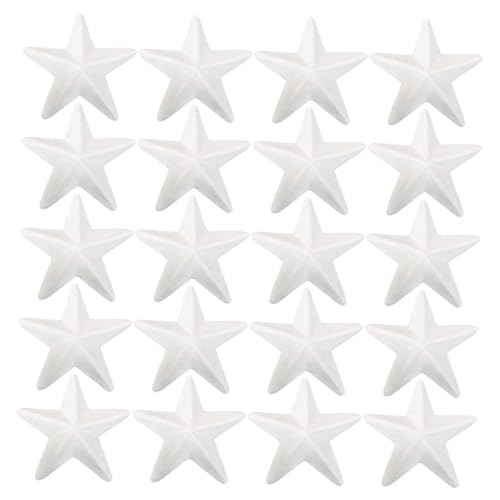 KAILIKETIY 20 Stück Teiliges DIY Schaumstoff Sterne Kleine Unvollendete Bastelsterne für Weihnachts Partydekoration Bemalbar Originelles Handwerksmaterial für Erwachsene KAILIKETIY 20 Stück Teiliges DIY Schaumstoff Sterne Kleine Unvollendete Bastelsterne für Weihnachts Partydekoration Bemalbar Originelles Handwerksmaterial für Erwachsene von KAILIKETIY