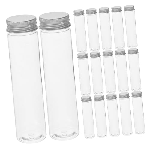 KAILIKETIY 20 Stück Teiliges Klare Kunststoff testgläser Hitzebeständige Transparente Reagenzgläser für Labor Blumen Dekoration und Vielseitige Verpackung KAILIKETIY 20 Stück Teiliges Klare Kunststoff testgläser Hitzebeständige Transparente Reagenzgläser für Labor Blumen Dekoration und Vielseitige Verpackung von KAILIKETIY