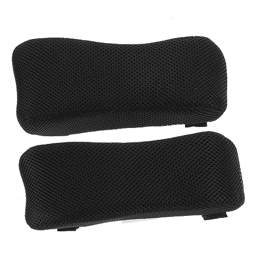 KAILIKETIY 2Stücke Armlehnen Kissen aus Memory Foam für Büro und Gaming Stühle Rutschfestes Design Ergonomische Polster für Optimalen Komfort und Druckentlastung Installieren von KAILIKETIY