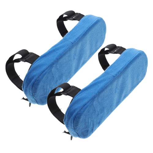 KAILIKETIY 2Stücke Armlehnenkissen für Bürostühle und Gaming Stühle Ergonomische Polster aus Passform Stilvolles Design Pfau von KAILIKETIY