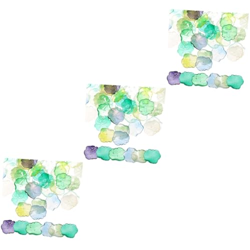 KAILIKETIY 3 Sätze Acryl Lotusblatt Dekoration Für Aquarien DIY Handwerkskunst Vielseitige Mikro Landschaftsornamente Für Teich Und Gartenverschönerung Mixfarben 50 Stück * 3 von KAILIKETIY