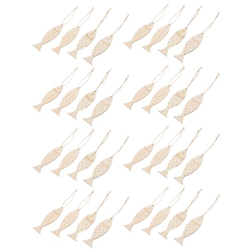 KAILIKETIY 36 Stück Teiliges Fischförmiges Unlackierte DIY Meerestiere Holzscheiben Unfertige Ornamente Natürliche Holztextur Kreative Bastelstücke Für Heimdekoration Und Party KAILIKETIY 36 Stück Teiliges Fischförmiges Unlackierte DIY Meerestiere Holzscheiben Unfertige Ornamente Natürliche Holztextur Kreative Bastelstücke Für Heimdekoration Und Party von KAILIKETIY