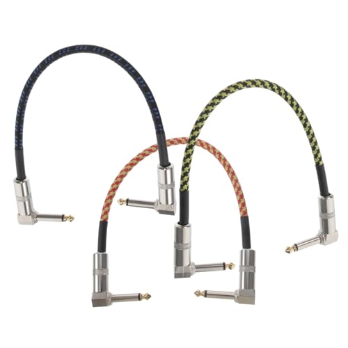 KAILIKETIY 3Stücke Teiliges Gitarren Kabel Männlich Geflochtenes Patchkabel für Gitarre und Musikinstrumente Robust und Langlebig Kompatibel mit Verschiedenen KAILIKETIY 3Stücke Teiliges Gitarren Kabel Männlich Geflochtenes Patchkabel für Gitarre und Musikinstrumente Robust und Langlebig Kompatibel mit Verschiedenen von KAILIKETIY