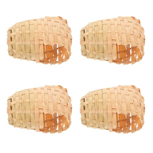 KAILIKETIY 4 Stück Teiliges Handgefertigtes Vogelnest mit Haken Rustikales Langlebiges Vogelhaus für Garten Balkon und Innenbereich Dekoratives und Belüftetes Kleines Vogelschutzhaus KAILIKETIY 4 Stück Teiliges Handgefertigtes Vogelnest mit Haken Rustikales Langlebiges Vogelhaus für Garten Balkon und Innenbereich Dekoratives und Belüftetes Kleines Vogelschutzhaus von KAILIKETIY